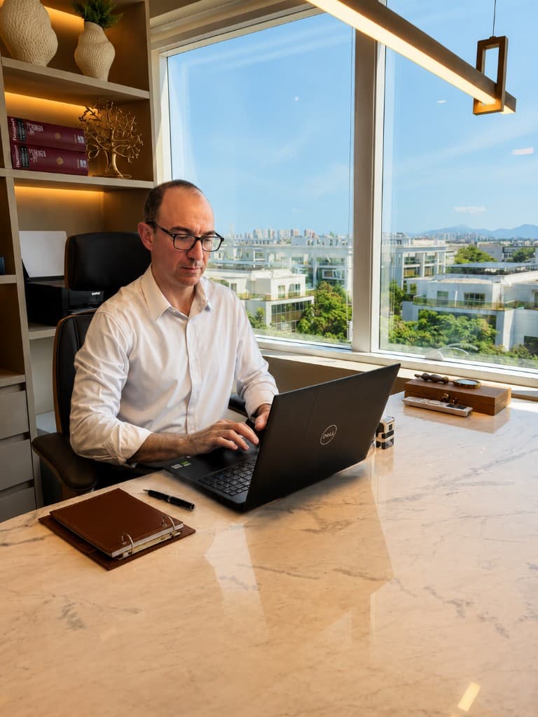 Dr. Allan Vommaro no consultório